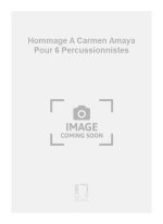 HOMMAGE A CARMEN AMAYA POUR 6 PERCUSSIONNISTES