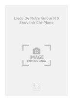 LIEDS DE NOTRE AMOUR N 9 SOUVENIR CHT-PIANO  CHANT
