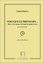 VOICI QUE LE PRINTEMPS... CHANT