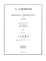 GIUSEPPE GARIBOLDI: GRANDS EXERCICES OP.139 (FLUTE SOLO)