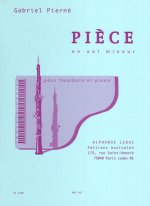 GABRIEL PIERNE: PIECE EN SOL MINEUR (OBOE/PIANO)