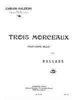 SALZEDO 3 MORCEAUX NO1 BALLADE HARP