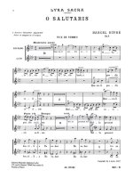 MARCEL DUPRE: 4 MOTETS OP.9, NO.1: O SALUTARIS (CHORAL-MIXED ACCOMPANIED)