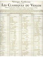 JEAN BAPTISTE LULLY: PAVANE (CLASSIQUES NO.106) (VIOLIN & PIANO)