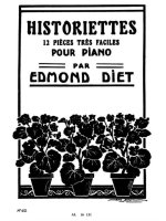 EDMOND DIET: HISTORIETTES, 6 PIECES TRES FACILES (PIANO SOLO) PIANO