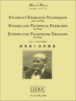 MOYSE M: ETUDES ET EXERCICES TECHNIQUES FLUTE TRAVERSIERE