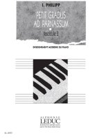 PHILIPP PETIT GRADUS AD PARNASSUM VOLUME 2 PIANO BOOK PIANO
