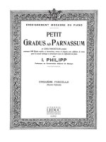 PHILIPP PETIT GRADUS AD PARNASSUM VOLUME 5 PIANO BOOK PIANO