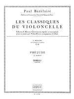 ARCANGELO CORELLI: PRELUDE IN C MAJOR (CLASSIQUES NO.29) (CELLO & PIANO)