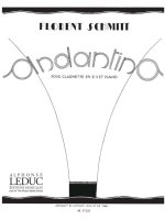 FLORENT SCHMITT: ANDANTINO OP.30 NO.1 (CLARINET AND PIANO)
