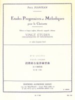 VING ETUDES PROGRESSIVES ET MELODIQUES POUR LA CLARINETTE VOLUME 2