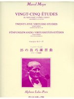 MARCEL MOYSE: 25 ETUDES DE VIRTUOSITE D'APRES CZERNY (FLUTE SOLO)