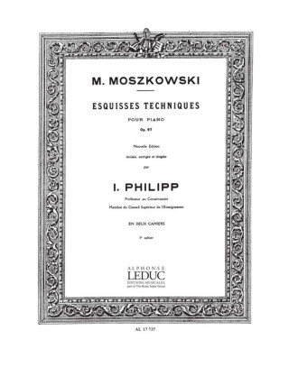 MORITZ MOSZKOWSKI : ESQUISSES TECHNIQUES OP.97, VOL. 1 -  PIANO