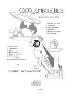 CLAUDE DELVINCOURT: CROQUEMBOUCHES NO.3: RAHAT LOUKHOUM (PIANO SOLO) PIANO