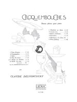 CLAUDE DELVINCOURT: CROQUEMBOUCHES NO.9: BABA (PIANO SOLO) PIANO