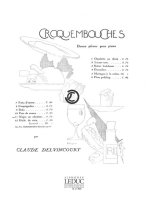 CLAUDE DELVINCOURT: CROQUEMBOUCHES NO.11: NEGRE EN CHEMISE (PIANO SOLO) PIANO