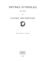 CLAUDE DELVINCOURT: HEURES JUVENILES NO.9 (PIANO SOLO) PIANO