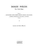 LEONCE DE SAINT-MARTIN: 12 PIECES (ORGAN)