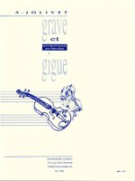 ANDRE JOLIVET: GRAVE ET GIGUE (VIOLIN & PIANO)