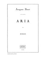 JACQUES IBERT: ARIA, VOCALISE-ETUDE (MED) (VOICE & ENSEMBLE)