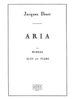 JACQUES IBERT: ARIA (VIOLA AND PIANO)