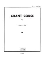 HENRI TOMASI: CHANT CORSE (HORN & PIANO)