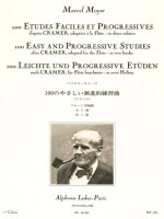 MARCEL MOYSE: 100 EASY AND PROGRESSIVE STUDIES BY CRAMMER FOR FLUTE (VOLUME 1)