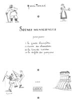 HENRI TOMASI: SCENES MUNICIPALES (PIANO SOLO) PIANO