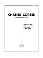 HENRI TOMASI: CHANTS CORSES NO.3: NANA, BERCEUSE (MED) (VOICE & PIANO)
