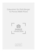 MIGOT GEORGES CALENDRIER DU PETIT BERGER 12 PIECES NO 8 PIANO BOOK PIANO