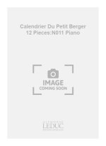 MIGOT GEORGES CALENDRIER DU PETIT BERGER 12 PIECES NO.11 PIANO BOOK PIANO