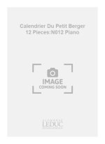 MIGOT GEORGES CALENDRIER DU PETIT BERGER 12 PIECES NO.12 PIANO BOOK PIANO