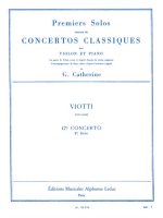 GIOVANNI BATTISTA VIOTTI: SOLO NO.1 FROM CONCERTO NO.17 (VIOLIN & PIANO)