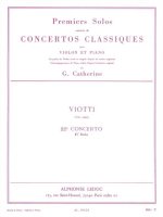 GEORGES CATHERINE: FIRST SOLOS EXTRACTED FROM THE CLASSIC CONCERTOS (VIOTTI''S CONCERT NO. 22), FOR