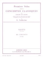 GIOVANNI BATTISTA VIOTTI : PREMIERS SOLOS - CONCERTOS CLASSIQUES - 23EME CONCERTO - VIOLON ET PIANO