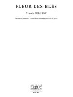 DEBUSSY CLAUDE DARCIEUX FLEUR DES BLES 4 PART MALE VOICE CHOIR