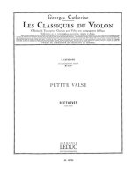 LUDWIG VAN BEETHOVEN: PETITE VALSE (CLASSIQUES NO.289) (VIOLIN & PIANO)