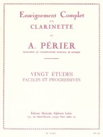 AUGUSTE PERIER: TWENTY EASY AND PROGRESSIVE STUDIES (CLARINET)