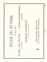 GEORGES DANDELOT : ETUDE DU RYTHME - VOLUME 3