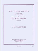 EUGENE BOZZA: PIECES FACILES NO.2: LE CAMPANILE (VIOLIN & PIANO)