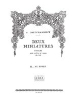 ALEKSANDR TIKHONOVICH GRETCHANINOV: SUITE MINIATURE OP.145, NO.8: AU FOYER (FLUTE & PIANO)