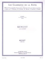 MOZART: MENUET OF M. DUPORT - LES CLASSIQUES DE LA FLUTE N.80 PAR MARCEL MOYSE