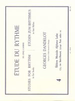 GEORGES DANDELOT : ETUDE DU RYTHME - VOLUME 4