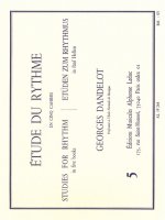 GEORGES DANDELOT : ETUDE DU RYTHME - VOLUME 5