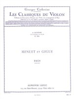 GEORGES CATHERINE: VIOLIN CLASSICS - MENUET AND GIGUE BY J. S. BACH