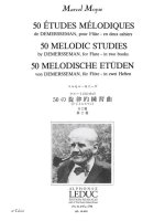 MARCEL MOYSE: 50 MELODIC STUDIES BY DEMERSSEMAN, FOR FLUTE (VOLUME 2)