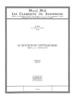 JEAN BAPTISTE LULLY: MENUET (CLASSIQUES NO.12) (SAXOPHONE-ALTO & PIANO)