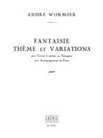 LUCIEN WURMSER: FANTAISIE, THEME ET VARIATIONS (BB TRPT) (TRUMPET & PIANO) TROMPETTE