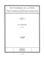 JOHANN SEBASTIAN BACH: SONATA NO.2, BWV1031 IN E FLAT MAJOR (CLASSIQUES NO.2) (FLUTE & PIANO)