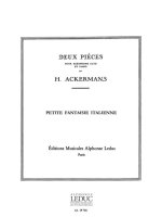 H.DE ACKERMANS: PETITE FANTAISIE ITALIENNE (SAXOPHONE-ALTO & PIANO)